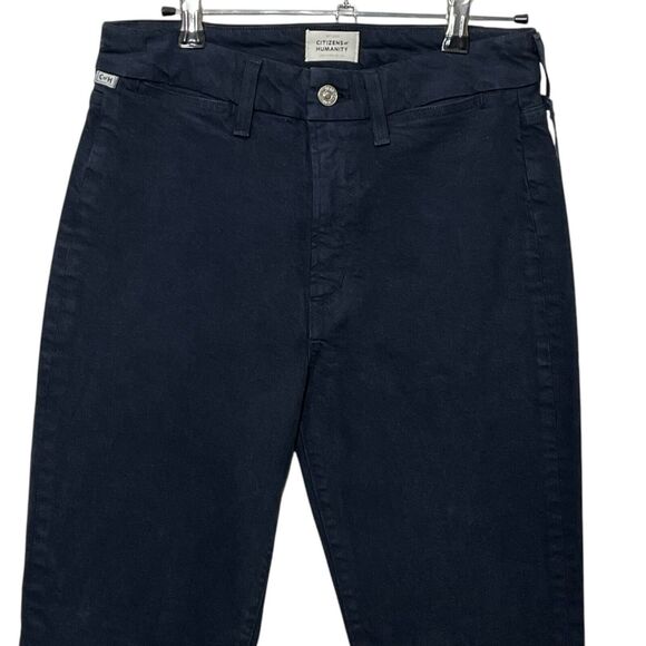 Citizens of Humanity NWT Isola Trousers Women’s Size 27 Navy Bootcut Cropped - Picture 3 of 16